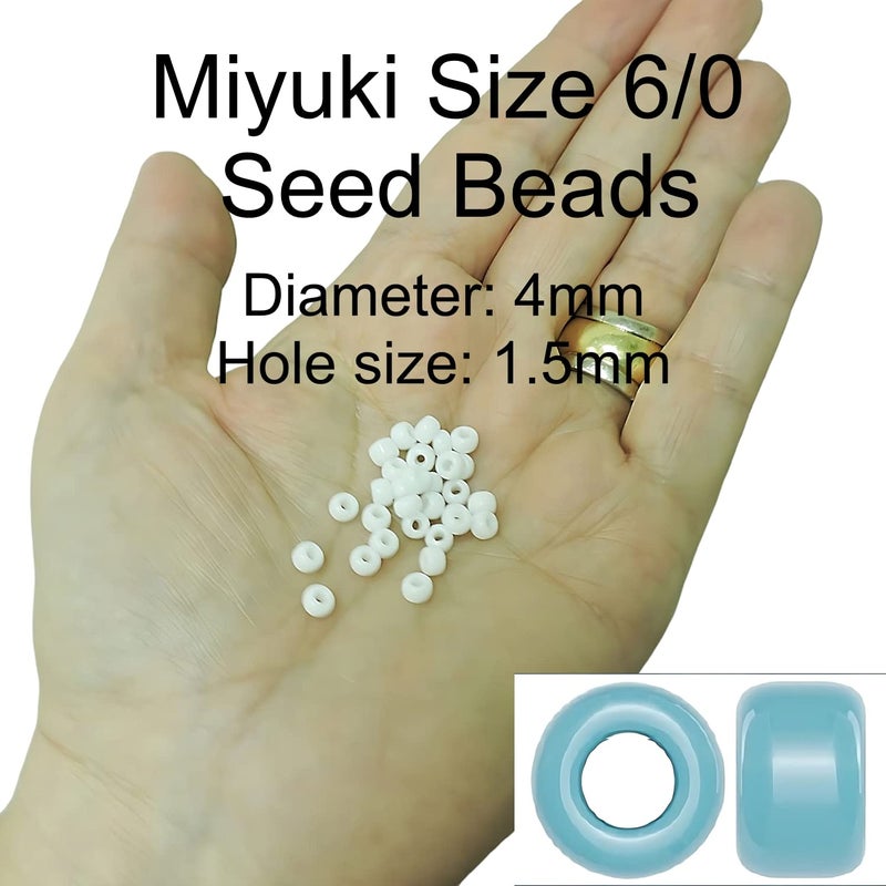 Miyuki Round Rocaille Seed Beads Size 6/0 20gm Silver Lined (SL) Dark Topaz - Image 2